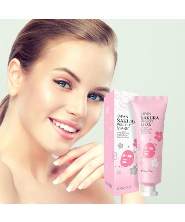  G n rique 50G Peel-Off Mask - Deep Cleansing and Oil Control | Hydrating Facial Mask with Cherry Blossom Extract | Pore Cleansing Impurity Removal and Quick Treatment - Buy Online on GoSupps.com