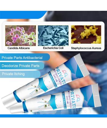 2 pcs Private Antibacterial Cream Cr me antibact rienne Cr me topique anti-d mangeaisons Pommade nettoyante pour la peau et les parties intimes - Buy Online on GoSupps.com
