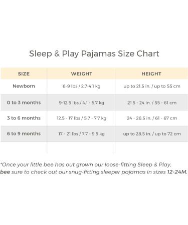 Burt's Bees Baby Organic Sleep & Play Romper-Jumpsuit Pj | Zip Footie 0-3 Months - Buy Online on GoSupps.com
