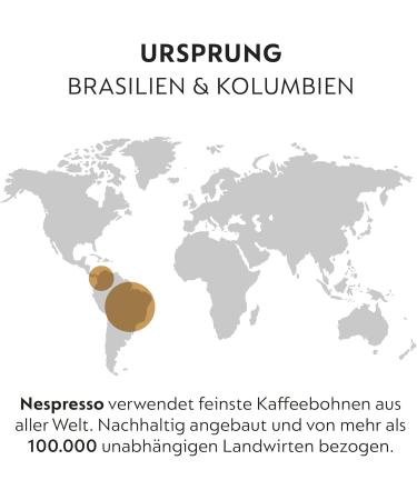 Nestl Nespresso SA NESPRESSO Original Volluto medium roast espresso compatible with original coffee makers capsule set of 100 coffee capsules - Buy Online on GoSupps.com