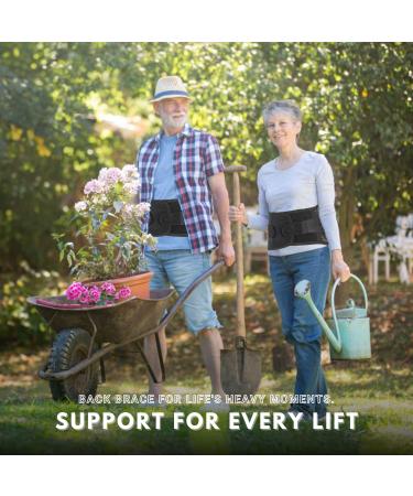 Back Brace for Lower Back Pain | Comfortable Support for Men & Women | Ideal for Arthritis Sciatica Heavy Lifting | Breathable & Durable Design - Buy Online on GoSupps.com