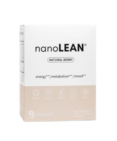 Biopharma Scientific NanoLean Natural Weight Management and Healthy Energy Drink | Natural Berry Flavor| 30 Servings | Fat Burning Increased Metabolism | Ashwagandha Green Tea