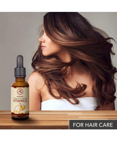 Vitamin E Oil 30ml - Natural Skin & Hair Care | Rich in Vitamin E Cosmetics Oil for Face & Body - Buy Online on GoSupps.com