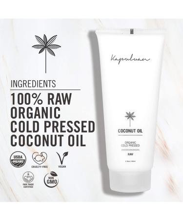 Kapuluan Bundle: 200ml Organic Coconut Oil Tube & Vegan Body Brush for Skin Care and Cellulite Treatment - Buy Online on GoSupps.com