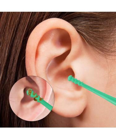 Silicone Ear Pick Double Head Ear Cleaner Spiral Swab Ear Wax Removal Tool Ear Cleaning Sticks Earpick Remover - Buy Online on GoSupps.com