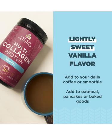 Ancient Nutrition Multi Collagen Protein Powder Unflavored 24 Servings + Multi Collagen Protein Powder Vanilla 24 Servings - Buy Online on GoSupps.com
