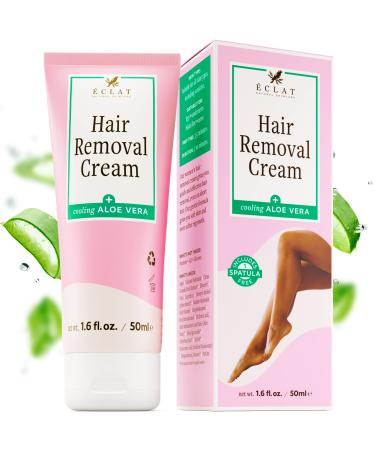 Hair Removal Cream - Shaving Cream for Women with Cooling Aloe Vera Gentle Calming & Sulphate-Free Intimate Hair Removal Cream for Women - Bikini Hair Removal Cream for Unwanted Hair