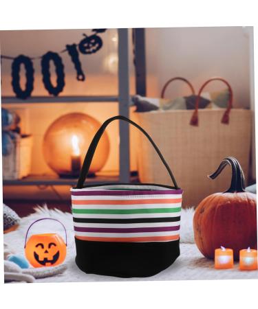 LABRIMP Halloween Treats Bags 1pc Handbags Portable Candy Practical Parties Treat Fabric Bag Bucket Cloth Trick Pouch - Buy Online on GoSupps.com