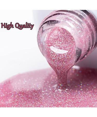 Glitter Nail Polish - Purple Nail Polish - Quick Dry Nail Varnish - Lilac Nail Polish with Glitter - Long Lasting Glossy & Chip Resistant Nail Polish for DIY Nail Art Manicure at Home Glitter purple - Buy Online on GoSupps.com