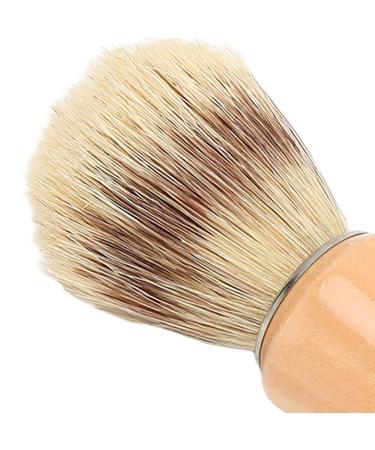 Premium Wooden Beard Shaving Brush - Handheld Lathering & Residue Removal for Travel - Buy Online on GoSupps.com