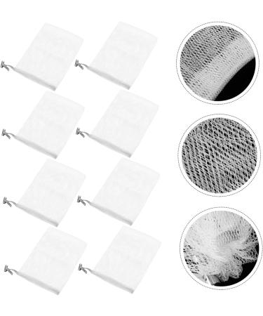 CANIGHT 8pcs Soap Mesh Bag Soap Foaming Bags Exfoliating Net Bag Facial Cleansing Net Dark Grey Fabric 14x10cm Dark Grey - Buy Online on GoSupps.com