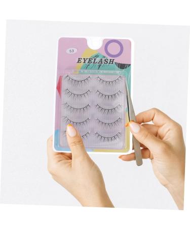 minkissy 5 Pairs Fake Eyelashes Artificial Eyelashes Eyelash Decoration Fake Lashes False Eyelashes Chic Eyelash Decor Artificial Fiber Lash Girl Cosmetics Women Makeup Lash Eyes Decorate - Buy Online on GoSupps.com