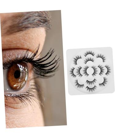 minkissy 7 Pairs Fake Eyelashes Curly Eyelashes False Lashes Cat Eyes Look Lashes Fluffy Thick Eyelashes Reusable False Eyelashes Dense Eyelashes Art Eyelashes Slim Imitation Set 6d - Buy Online on GoSupps.com