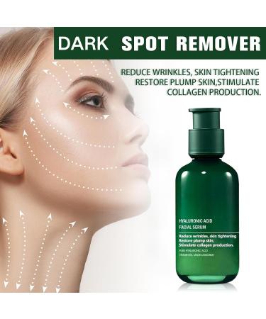 Hyaluronic Acid Facial Serum Hyaluronic Acid Serum Anti Wrinkle Serum Dark Spot Remover for Face Hyaluronic Acid Face Serum for Women Face Moisturiser Skin Tightening Hydrating Plump Skin - Buy Online on GoSupps.com