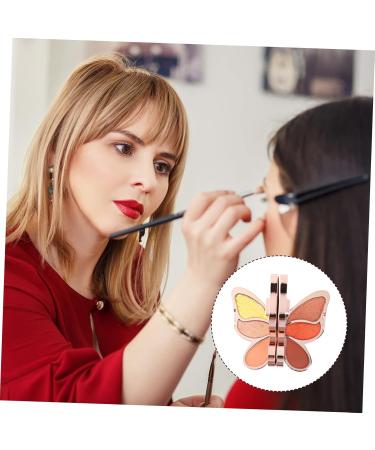 SKISUNO Yellow Eyeshadow 1pc Cosmetics Eyeshadow Eye Useful Blusher Beauty Makeup Plate Shadow Accessory Sequin Makeup Blush 1 count (Pack of 1) As Shown 3 - Buy Online on GoSupps.com