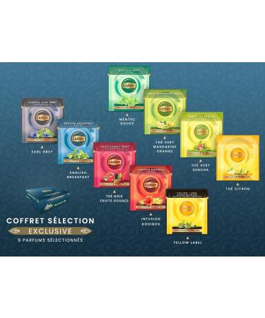 Lipton - 2 Coffrets Exclusive Collection Coffret Th s et Infusions 9 Go ts Diff rents Vitalit Certifi Rainforest Alliance Lot de 2x108 Sachets - Buy Online on GoSupps.com