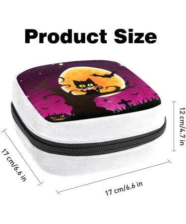 Cat Moon Sanitary Napkin Storage Bag - Period Tampon Makeup Pad Pouch Color4832 - Buy Online on GoSupps.com