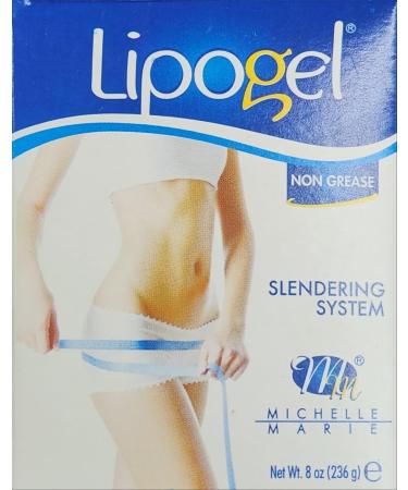 Lipogel Caffeine Slimming & Slendering System Cream 8 Oz. Pack of 2