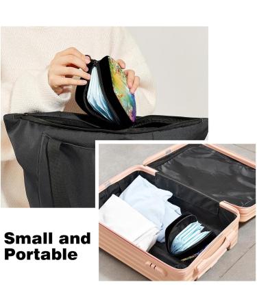 GIAPB Period Bag - Sanitary Napkin Storage & Makeup Pouch - Art Autumn Flower Color - Buy Online on GoSupps.com