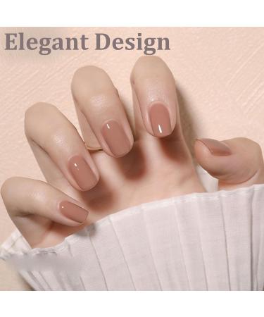 Nail Polish Set - Nude Nail Varnish Sets - Nude Brown Pearl Red Pink Nail Varnish - Oil-Based Formula French Manicure Nail Polish - Long Lasting Nail Polish for Women DIY Nail Art - Buy Online on GoSupps.com