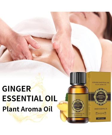 Natural Ginger Oil for Lymphatic Drainage - Abdominal & Massage Oil - 100% Pure Aromatherapy - International Shipping - Buy Online on GoSupps.com