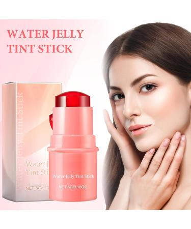 Makeup Lip Tint Milk Jelly Tint Milk Jelly Blush Stick Sheer Lip and Cheek Tint for Natural Long-Lasting Matte Moisturizing(Red+Pink) - Buy Online on GoSupps.com