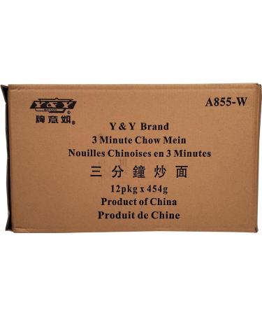 Generic Y&Y - Instant Chow Mein Noodles - Egg-Free - Ready in 3 Minutes 12 Packs of 454 Grams each - Buy Online on GoSupps.com
