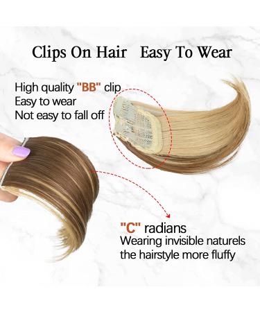 LNERATO 4 PCS Synthetic Hair Toppers for Women - Invisible Clips, Thinning Hair Solution, Hair Volume Boost - Double 4 inch and Double 8 inch Brown mix Natural Blond - Hairpieces for Daily Use - Buy Online on GoSupps.com