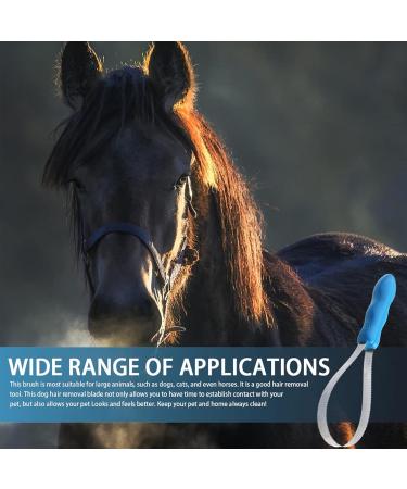 Maodom Shedding Blade - Double-Sided Metal Deshedding Tool for Pets | Comfortable Handle & Coarse/Fine Teeth for Effective Pet Care - Buy Online on GoSupps.com