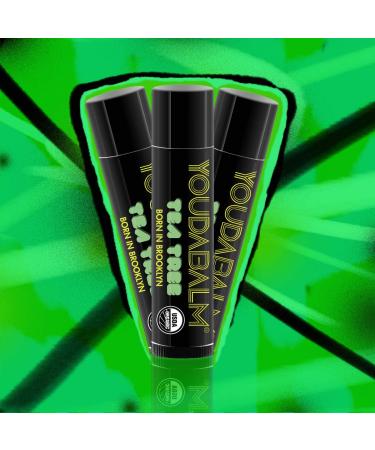 You Da Balm Organic Lip Balm Tea Tree Flavor - USDA Certified - 100% Natural Moisturizer for Dry Cracked Lips (3 Pack) - Buy Online on GoSupps.com