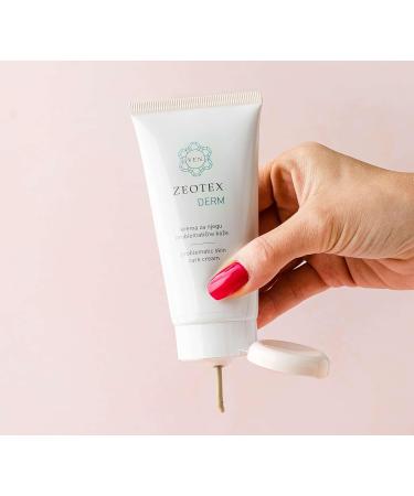 Buy DERM European Natural Skin Cream with Zeolite & Microsilver for Redness & Skin Irritation - 75ml - Natural Relief for Sensitive Skin - Buy Online on GoSupps.com