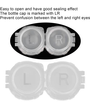 Portable Contact Lens Container Set with Mirror Tweezers & Applicator Travel-Friendly Chrysanthemums Design for Daily Use - Buy Online on GoSupps.com