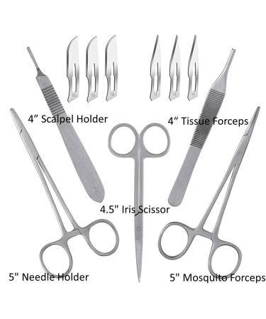 Sterile Sutures Thread with Needle and Tools Kit - 28PK for First Aid, Trauma Practice, Taxidermy, and Medical Students - Buy Online on GoSupps.com