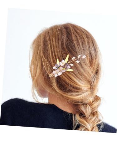minkissy Bridal Hair Accessories Hair Clips Hair Accessories for Women Hair Barrettes for Women Barrettes for Women Thin Hair Asian Hair Accessories Women's Resin Side Clip Cheongsam - Buy Online on GoSupps.com