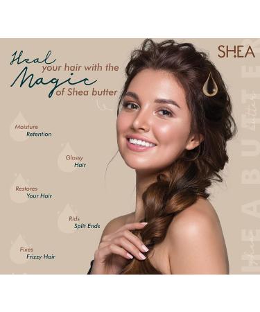 Beauty Garage Pure African Shea Butter Hair Mask 250ml - Retention Treatment - Buy Online on GoSupps.com