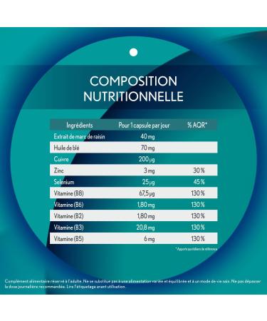 OENOBIOL HAIR EXPERT Anti-Aging Fortifier - New - Grape Marc and Ceramides - Proven effectiveness - Promotes shine - Fortifies and revitalizes - Food supplement 30 capsules - 1 month - Buy Online on GoSupps.com