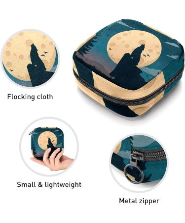 Anna Cowper Moon Spacescape Sanitary Napkin Storage Bag | Feminine Menstrual Cup Pouch | Nursing Pad Holder | Portable Period Bag for Women Teen Girls | Multi-colored - Buy Online on GoSupps.com