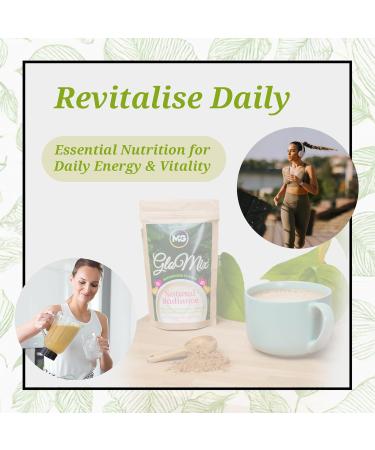 MIX GLOW Mix & Glow Vegan Superfood powder prebiotic blend of 15 advanced herbs vegetables and adaptogens including turmeric ginger cocoa and MCT oil for brain fuel glutenfree 30 servings - Buy Online on GoSupps.com