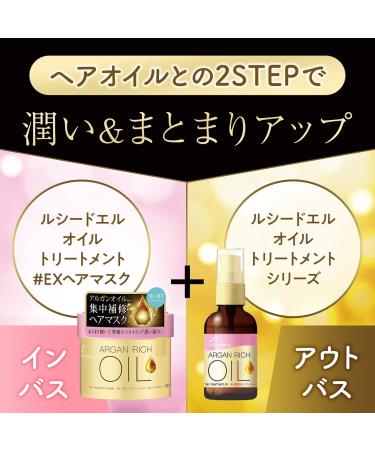 LUCIDO-L Oil Treatment #EX Hair Mask | Floral Fragrance 220g - Buy Now for International Shipping! - Buy Online on GoSupps.com