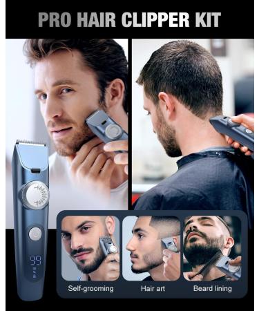 Sejoy Cordless Beard Trimmer for Men & Women - LED Hair Clipper for Mustache & Body Hair Cutting - Blue Z-blue - Buy Online on GoSupps.com