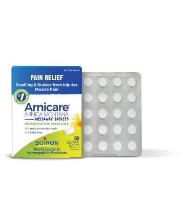 Boiron Arnicare, 60 Tablets, Homeopathic Medicine for Pain Relief 60 Count (Pack of 1)
