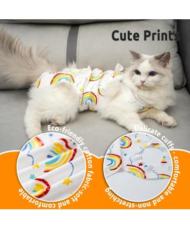 Taizer Adjustable Cat Recovery Suit - 2-Piece Anti-Leaking Surgical Clothing for Post-Castration & Skin Disease Protection - Buy Online on GoSupps.com