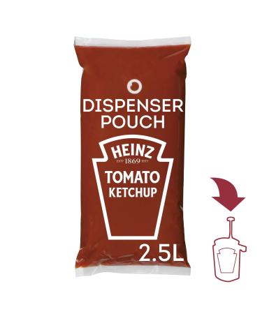 HEINZ Sachet of tomato sauce ketchup o mat, 3 X 2.5 liters