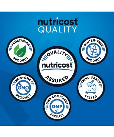 Nutricost BCAA Powder - Watermelon Flavor 90 Servings | Optimal 2:1:1 Ratio for Muscle Recovery & Performance - Buy Online on GoSupps.com