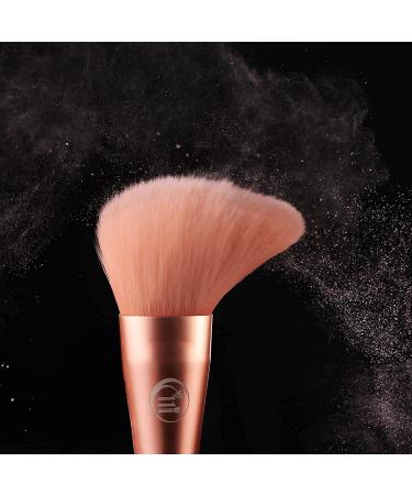 15Pcs Pink Makeup Brushes Set with 3Pcs Sponges - Professional Synthetic Brushes for Women and Kids - Face, Eyes, and Blush Makeup Tools - Buy Online on GoSupps.com