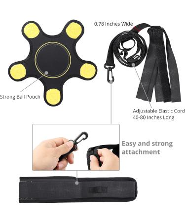 Volleyball & Soccer Solo Practice Trainer - Yellow - Buy Online on GoSupps.com