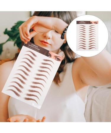  NOLITOY NOLITOY 12 Sheets of Eyebrow Stickers Tattoo Simulation for Eyebrow Grooming - Buy Online on GoSupps.com