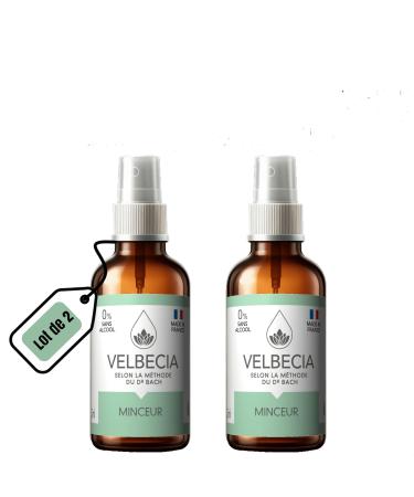 VELBECIA Velbecia - Dr. Bach Flower Remedies for Slimming 30 ml + 1 FREE - ALCOHOL-FREE - Easy-to-use spray - To avoid snacking