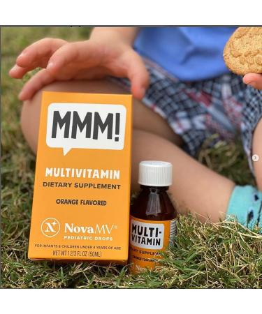 NovaFerrum MMM Multivitamin for Infants, Kids, Toddlers - Immune Support, Gluten Free, Ages 4 & Under - 1.69 Fl Oz - Buy Online on GoSupps.com