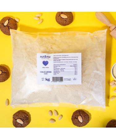 Almond Flour 2kg nut&me | Keto Friendly | Gluten Free | Vegan | High Protein | Extrafine | Ideal for Baking | - Buy Online on GoSupps.com
